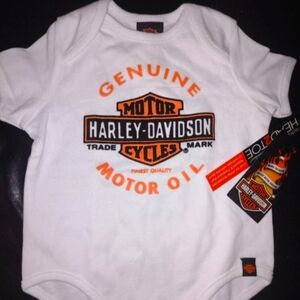 Harley Davidson Genuine Baby Onesie 3/6 Months NWT